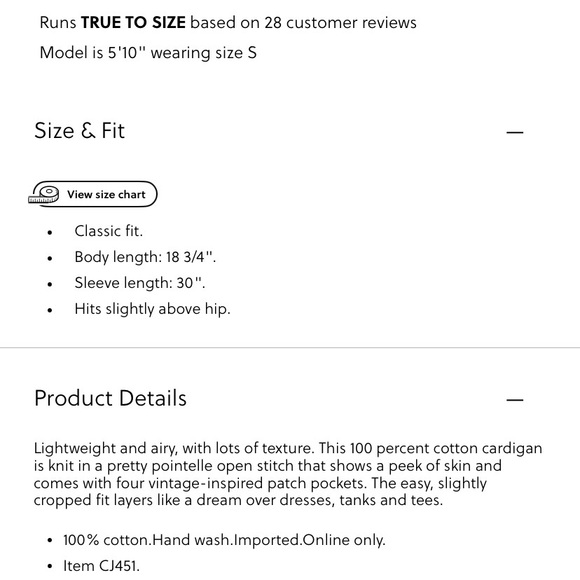 J. Crew - Open pointelle-stitch cardigan - Warm Sesame - Size S - CJ451 - NWT - Picture 3 of 11